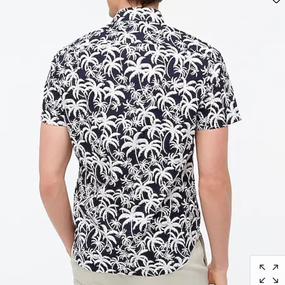 NWT J. Crew Factory Slim Short Sleeve Shirt - Picture 5 of 8